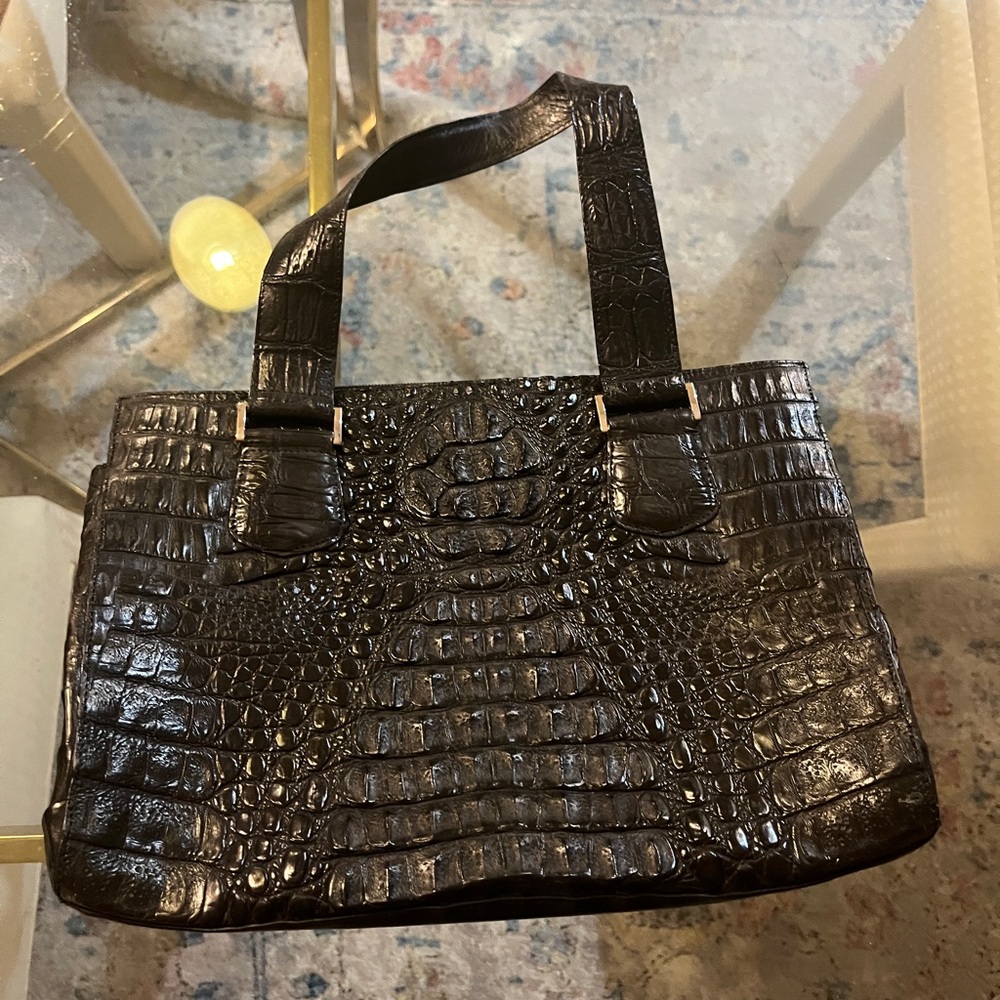 Crocodile Leather Handbag From Thailand